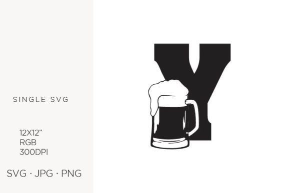 Big Glass of Beer, Letter Y Embroidery Design Review
