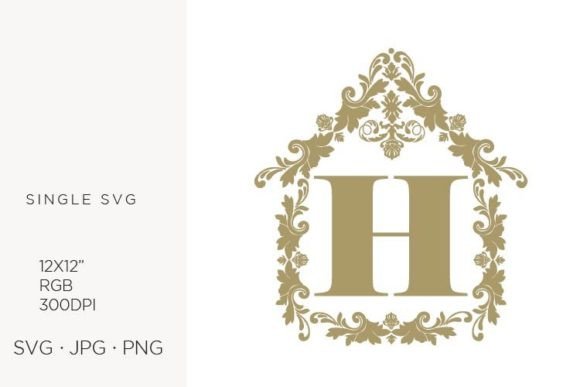 House Like Ornamental Emblem, Letter J Graphics and Icons Review