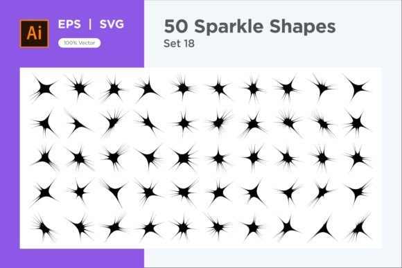 Sparkle Shape Symbol Sign V2-50 -18: A Designer's Review of Modern Graphics