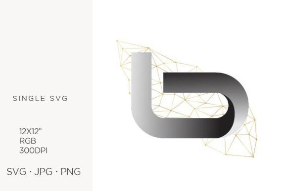 Technology Related Logo Letter B for Modern Graphics and Icons